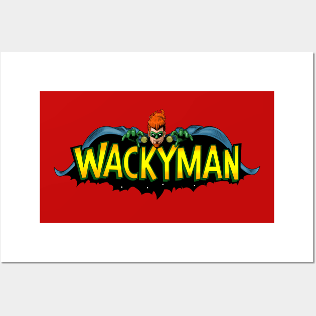 Wackyman Wall Art by frankriggart